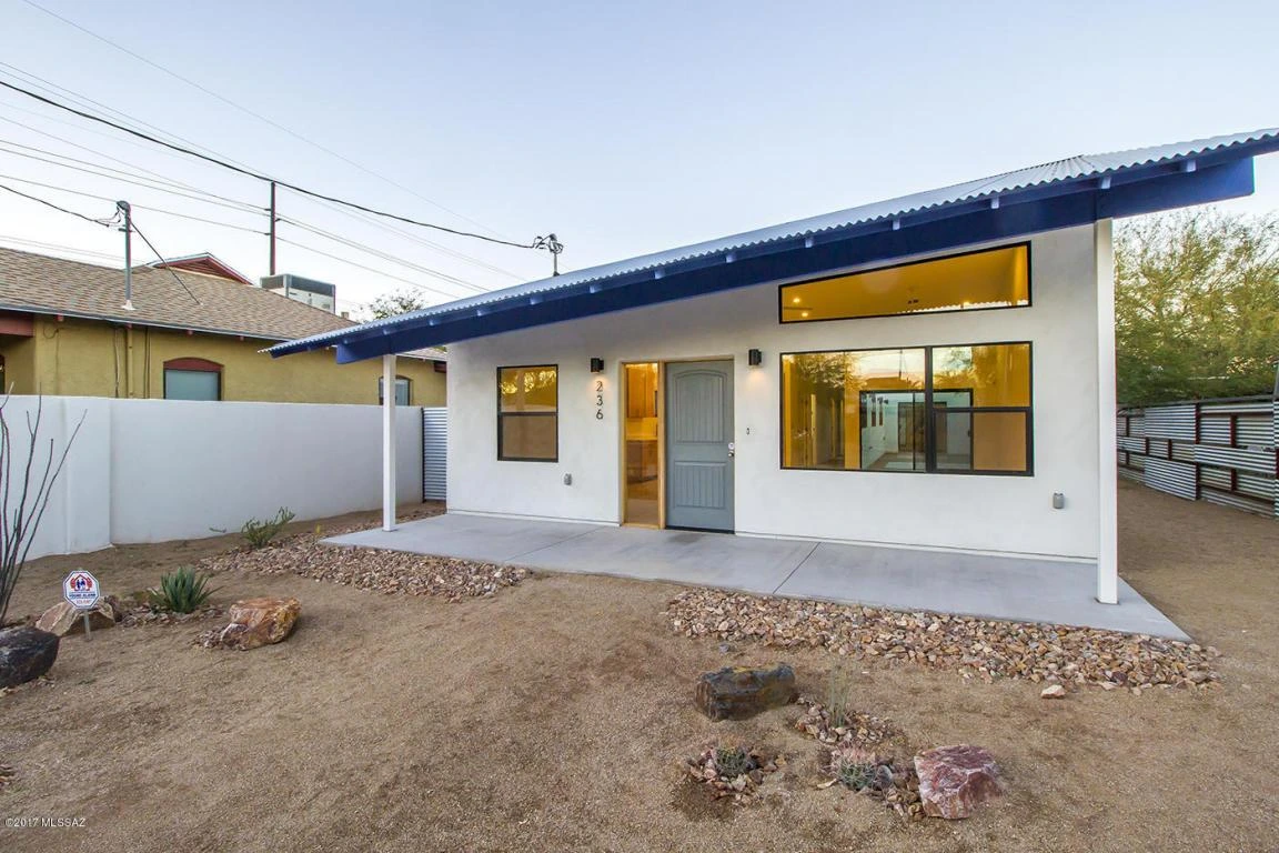 House with slanted roof